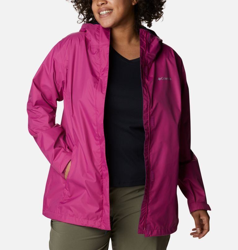 Women's Columbia Arcadia II Jackets Fuchsia | Plus Size CA-VC84L